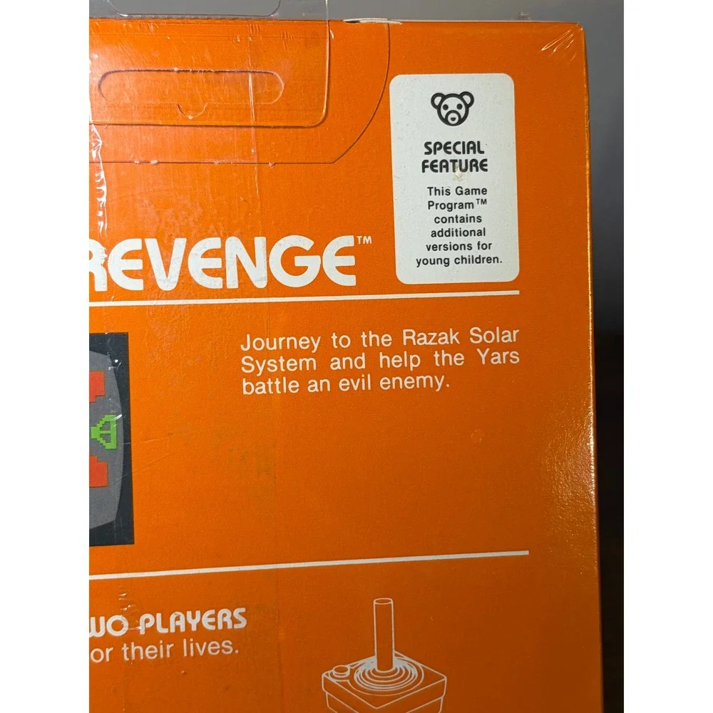 Atari 2600 Yars' Revenge Video Game CX2655 Factory Sealed Vintage 1981 New